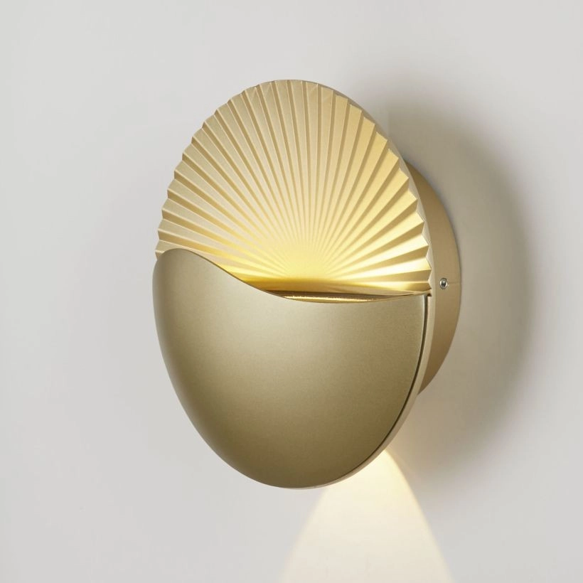 Moderne wandlamp Sunrise goud Lyora 5053423289045