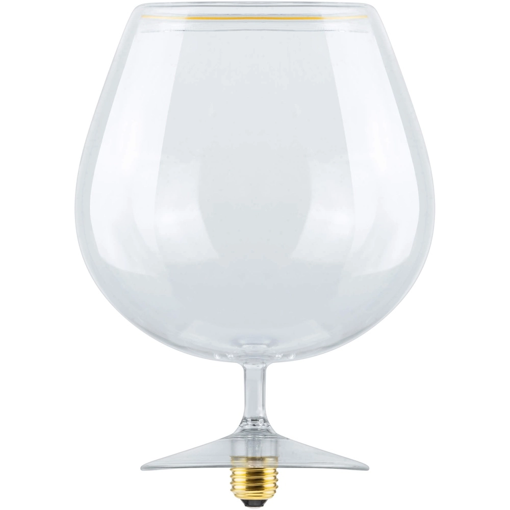 Cognacglas lichtbron Floating helder - 6W - E27 - 600lm - 2200K - Ø 18cm Segula 4260751134690