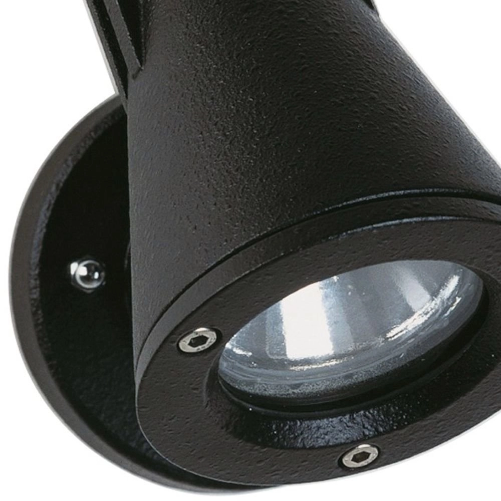 Zwarte wandspot buiten Orientable 10cm Albert 4007235621532