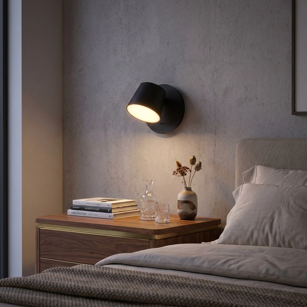 Wandlamp Amadeo design zwart