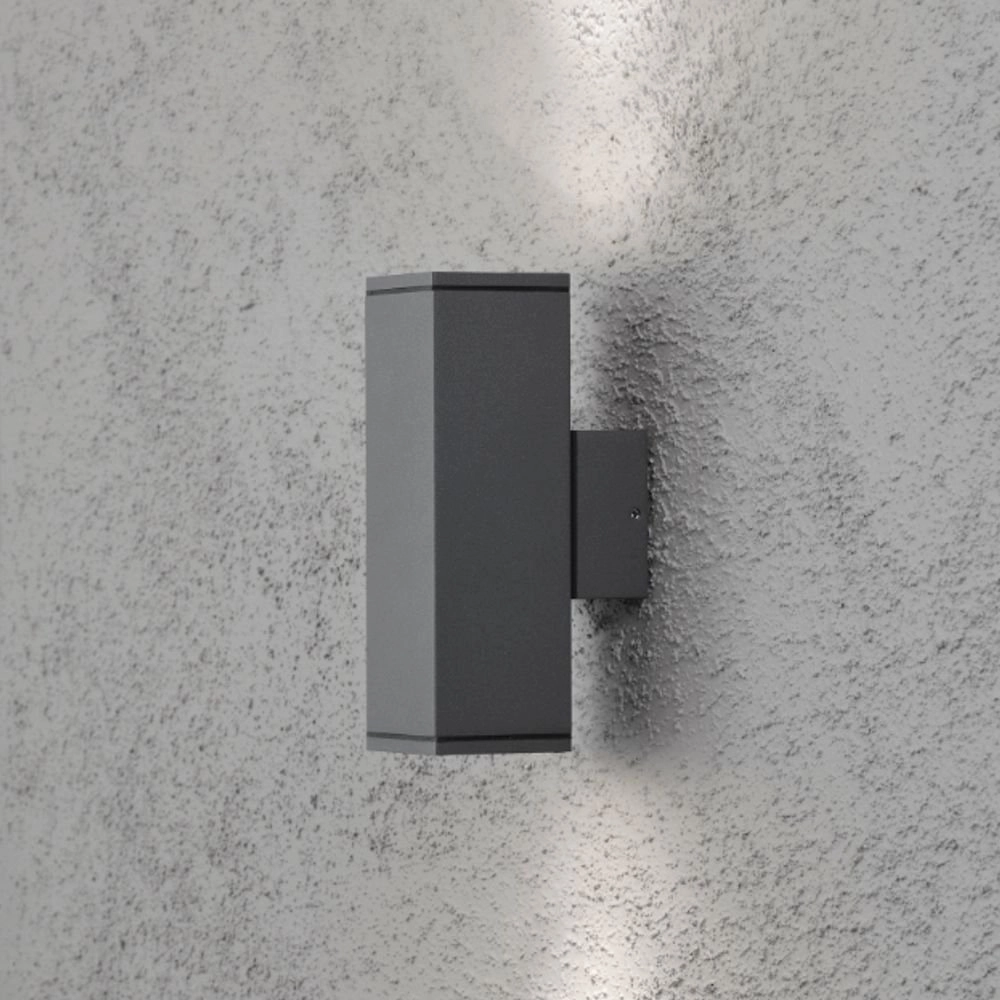 Design wandspot Monza Up - Down antraciet KonstSmide 7318307907377