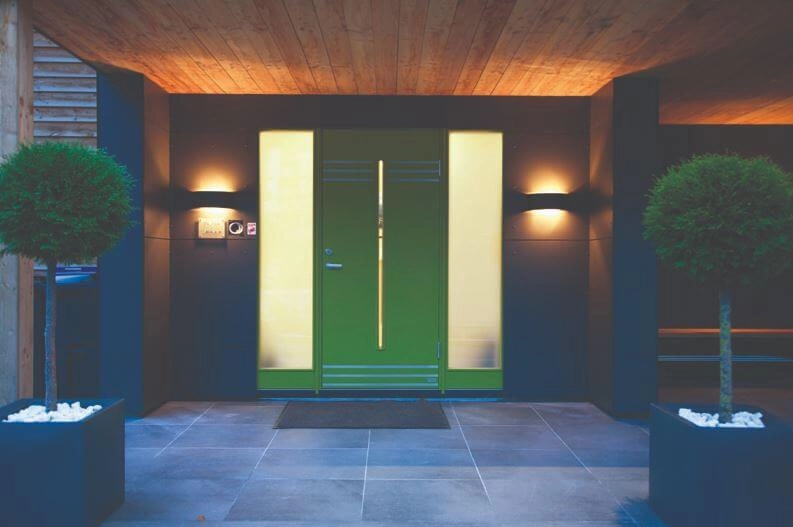 Moderne wandlamp City Highlight Up - Down zwart Franssen 7042891200087