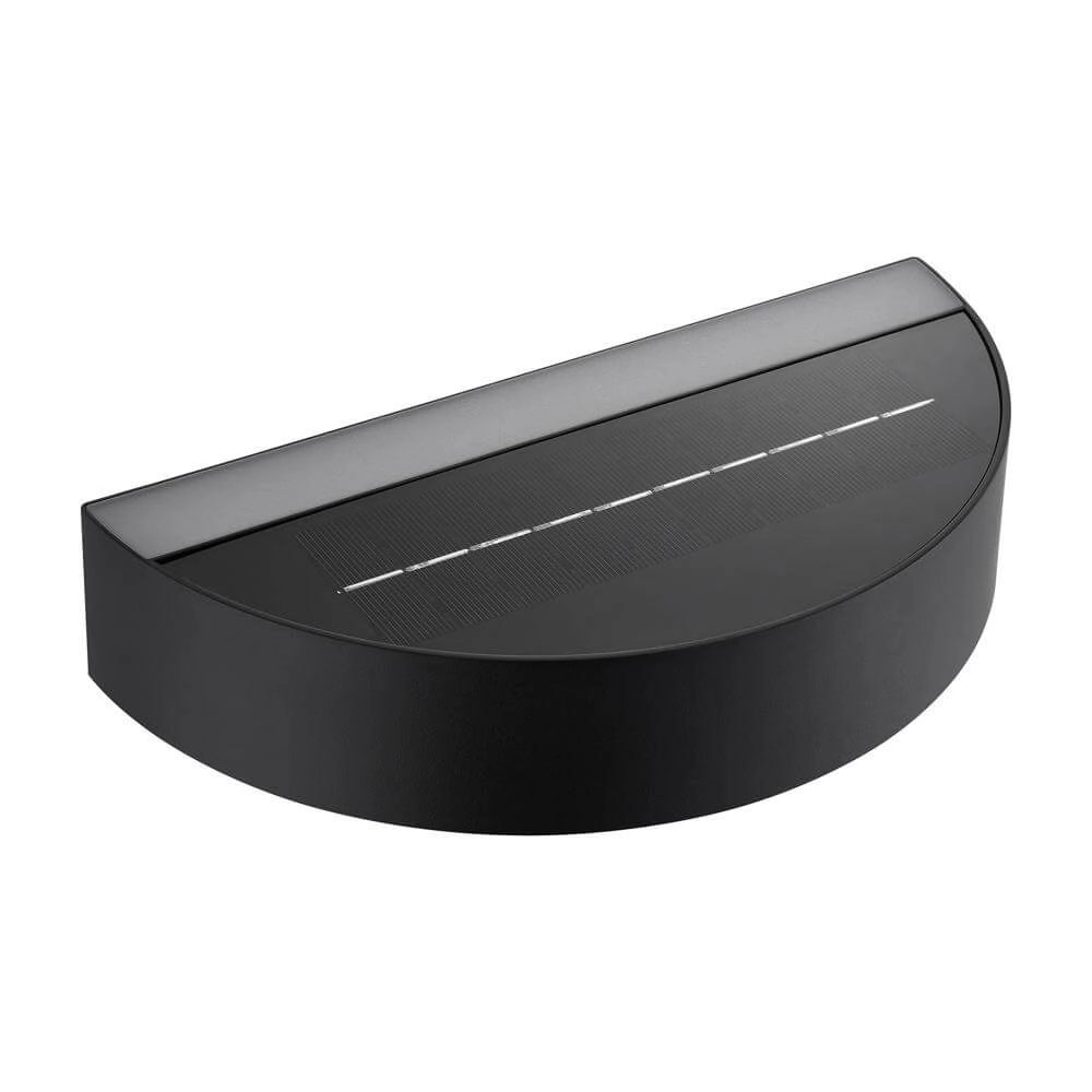 Solar wandlamp Monay zwart rond Nordlux 5704924023545