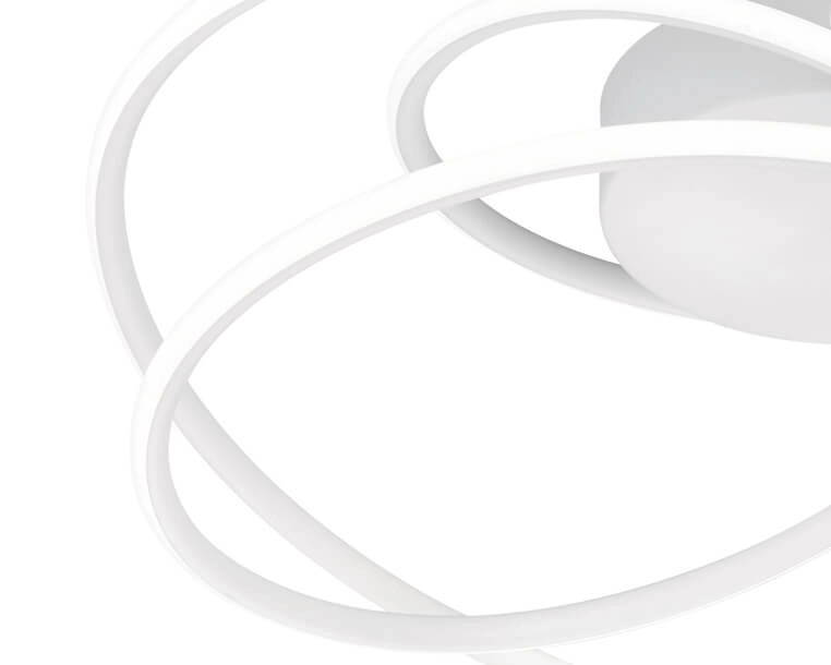 Led plafondlamp Bologna wit Trio 4017807525632