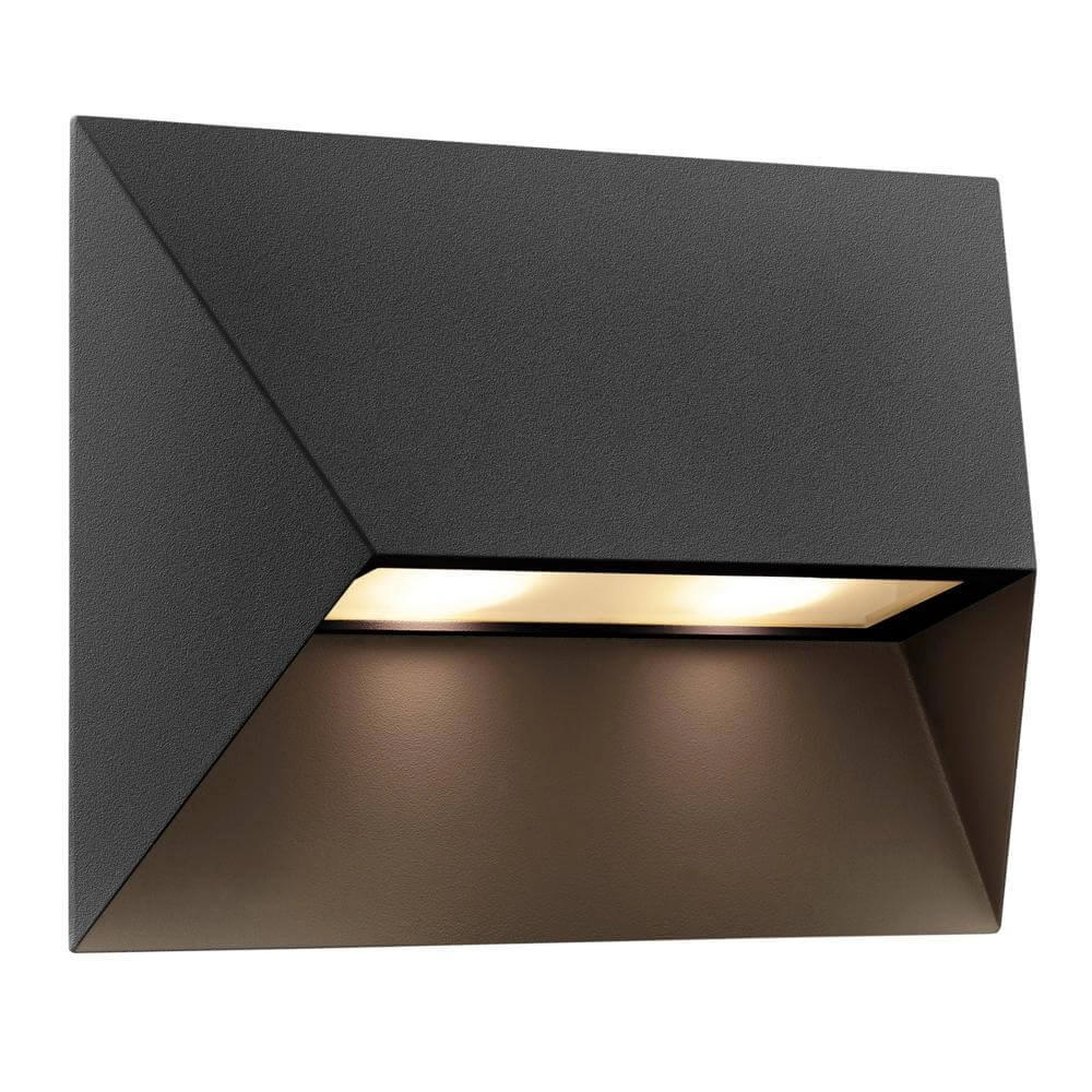 Moderne wandlamp Pontio zwart 26cm