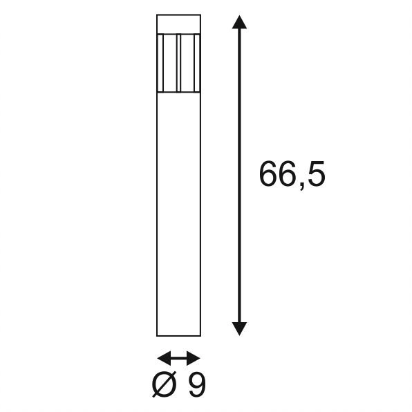 Tuinlamp Slots 65 SLV 4024163150842