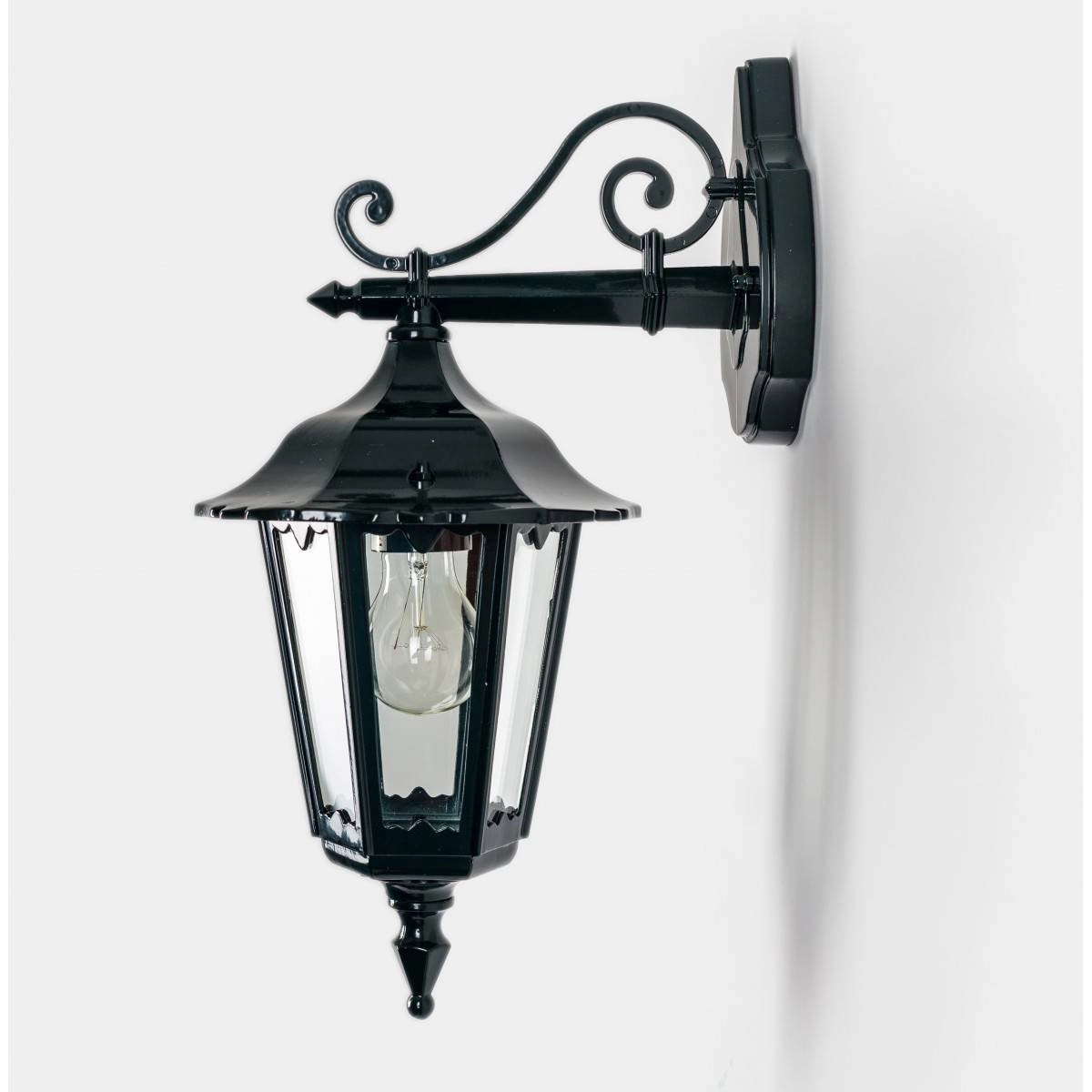 Wandlamp Sfeero Down 43cm - zwart KS Verlichting 8714732726047