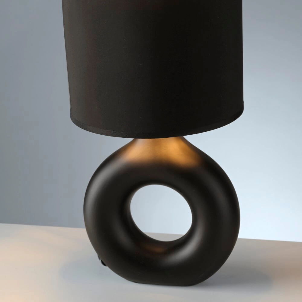 Tafellamp Carara zwart Just Light 4043689004842