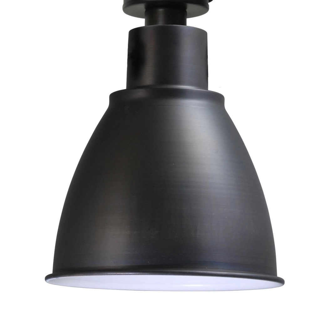 Retro industrie eetkamerlamp Industria 2x27 Bud 2-lichts antraciet Masterlight 8718121229379
