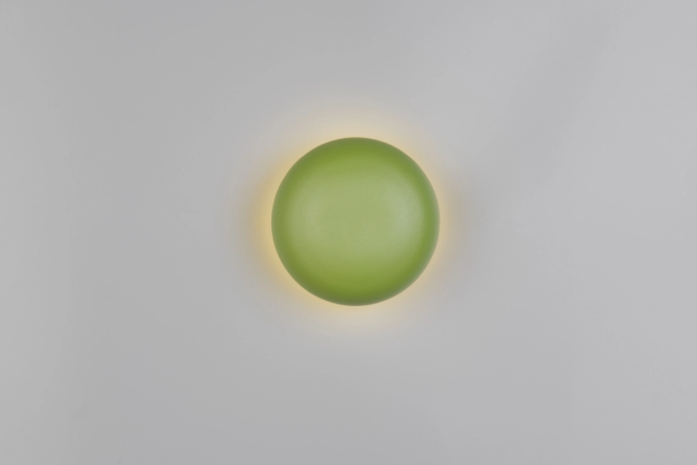 Groene wandlamp Davey Ø 15cm Trio 4017807643824