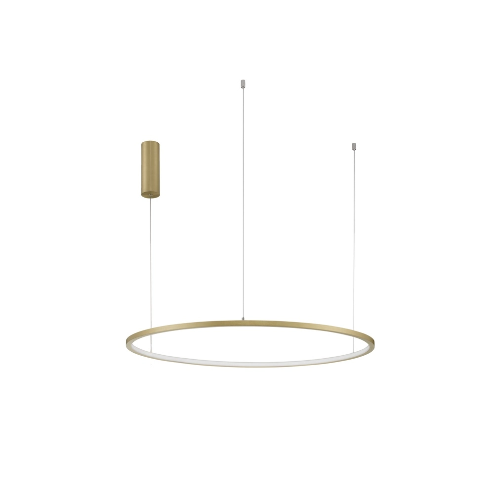 Ronde hanglamp Tarquin goud Ø 80cm Lyora 5212017438317