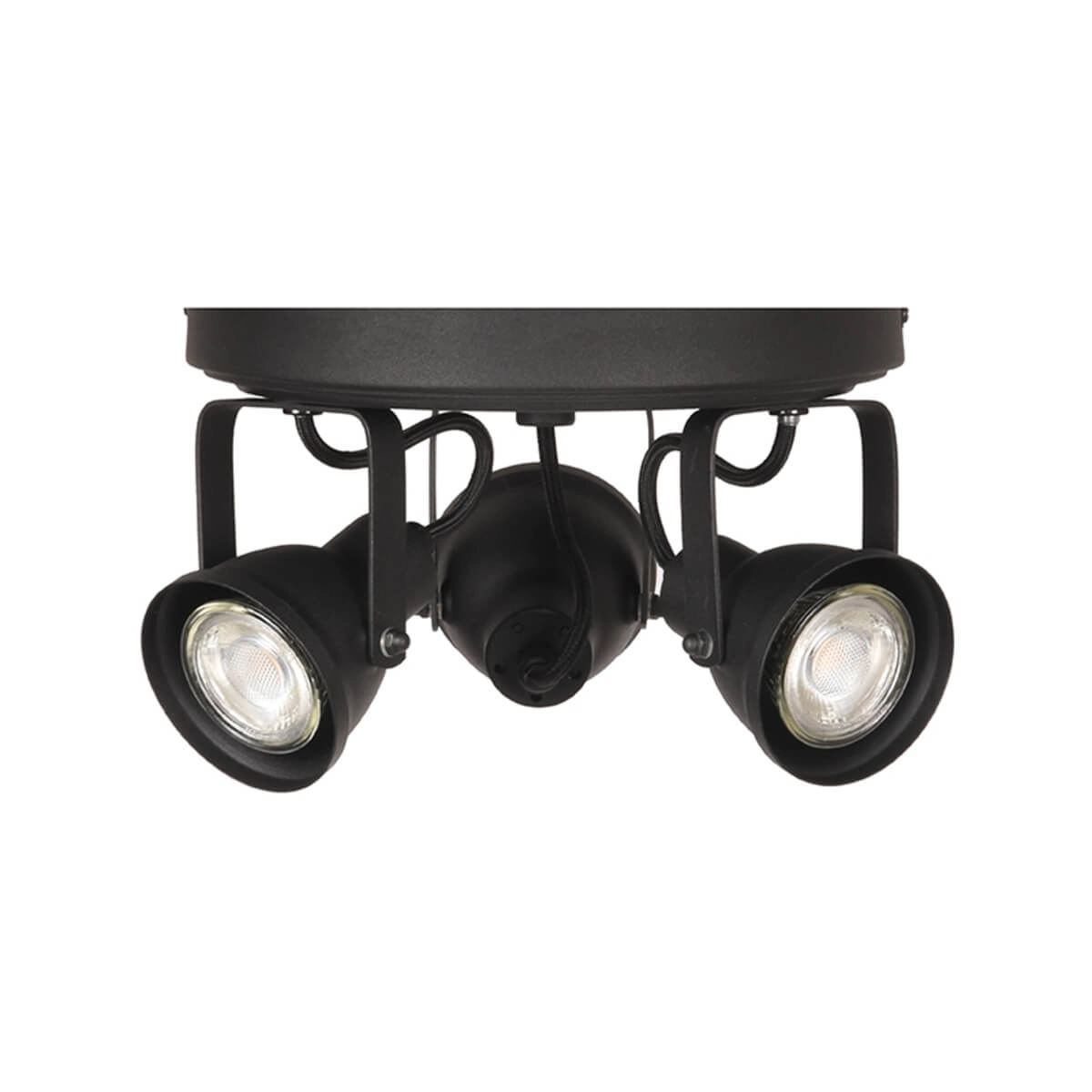 Zwarte spot Max led 3-lichts Label51 8719323320819