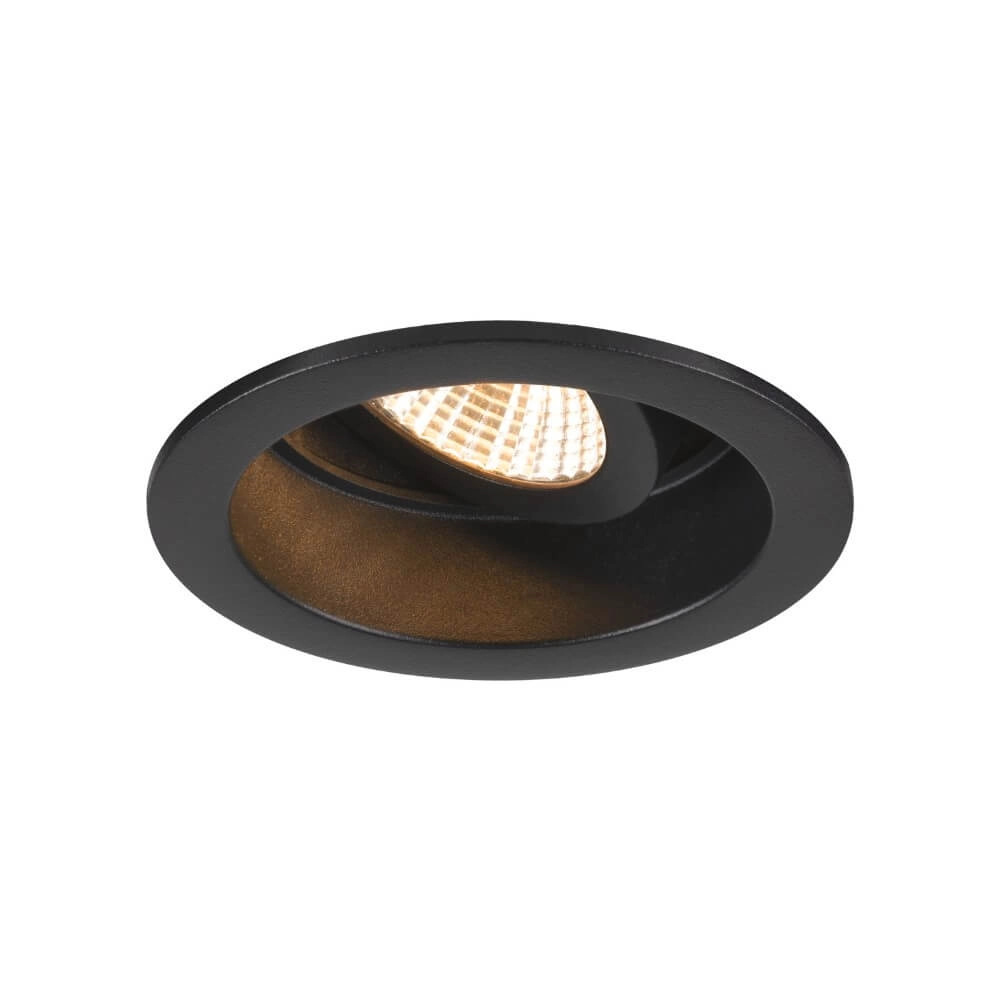 Inbouwring New Tria 68 rond zwart - verdiept - zonder fitting SLV 4024163277167