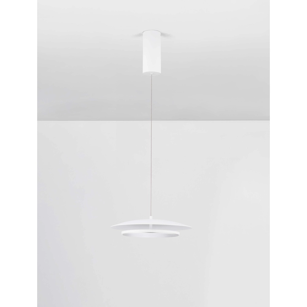 Design hanglamp Olos wit Ø 35cm Lyora 5212017456991