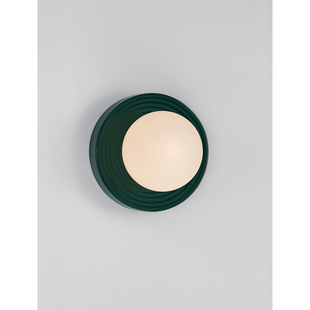 Wandlamp Orbique groen Ø 22cm Lyora 5212017483881