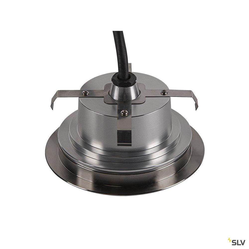 Grote led grondspot Dasar Flat zacht wit licht SLV 4024163262064