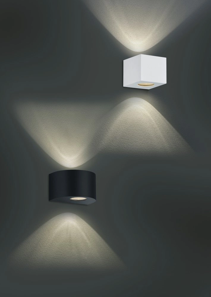 Wand lamp Rosario Up - Down 2x2w - 3000K mat zwart Trio 4017807411768