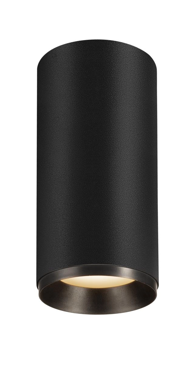 Opbouwspot Numinos L Dali cilinder zwart 3000K - 24gr