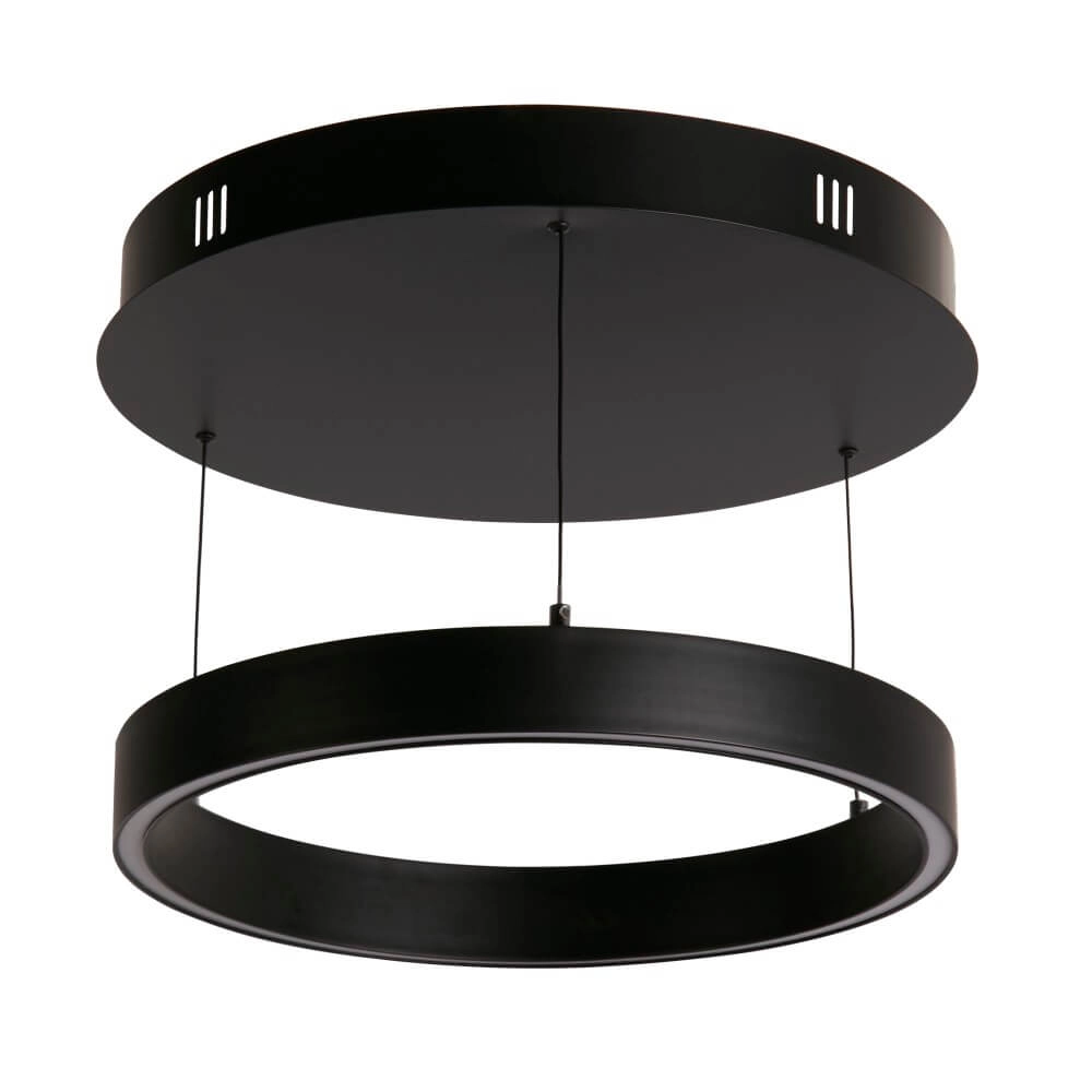 Ronde hanglamp Layla zwart Ø 44cm Searchlight 5053423255712