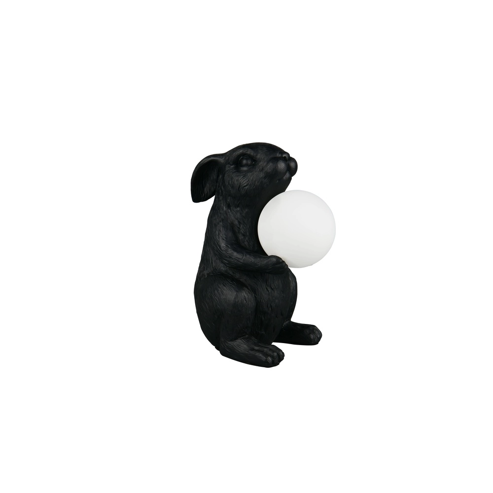 Tafellampje Rabbit zwart Trio 4017807667882