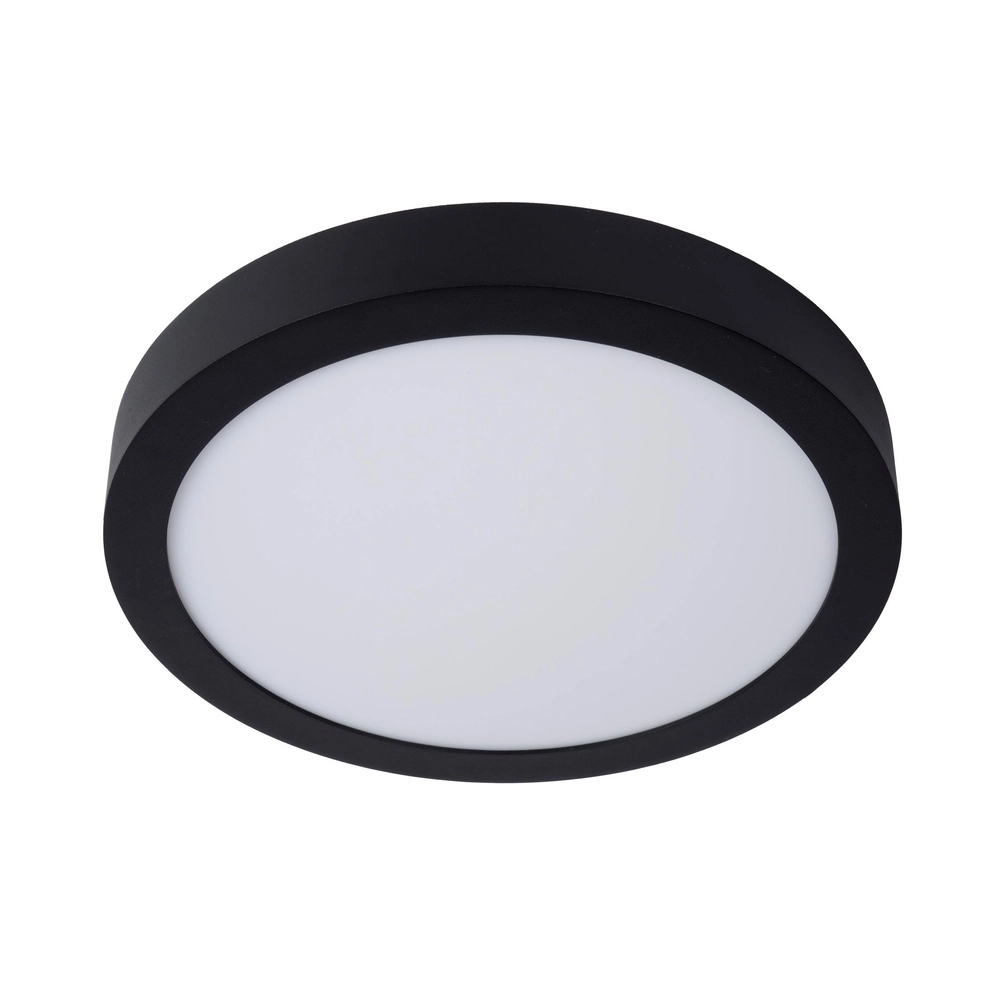 Plafonniere Brice-Led Ø 30cm - IP44 zwart