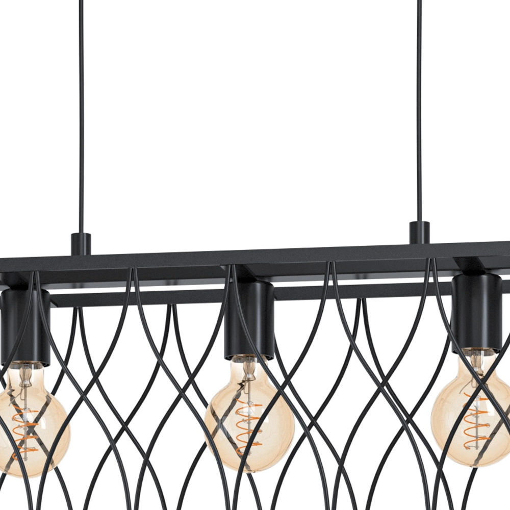 Zwarte hanglamp Giltspur Eglo 9002759435547