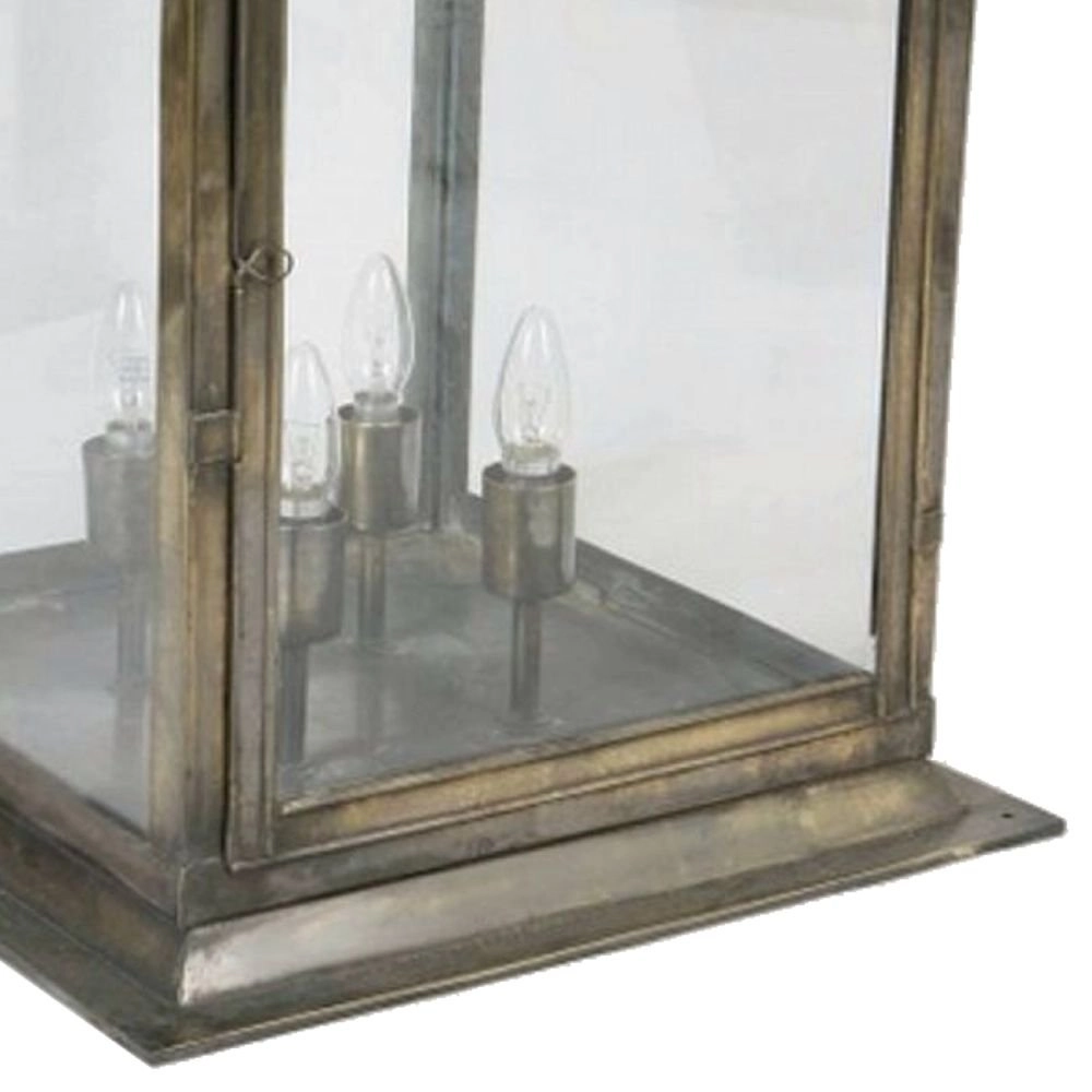 Landelijke buitenlantaarn Strathmore L gepoetst koper (PBUL) Limehouse 8716803507104