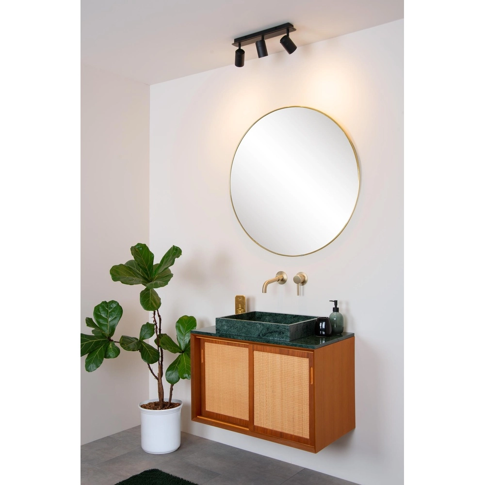 Plafondspot Lennert 3-lichts zwart Lucide 5411212262691