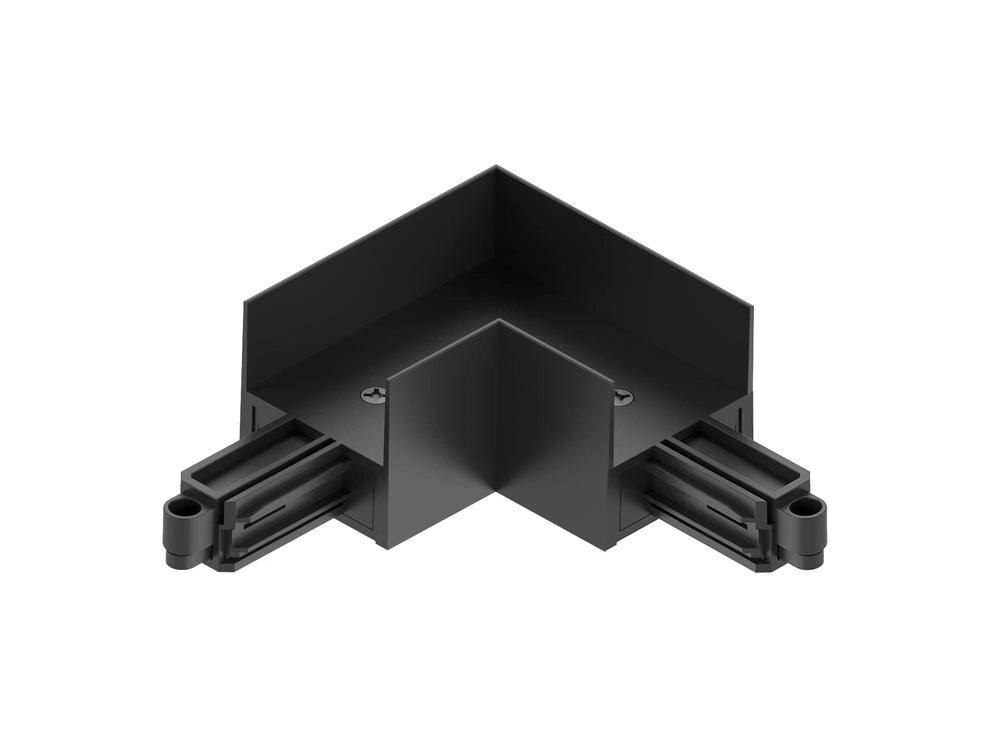 Hoek connector Wing zwart voeding binnenkant Hoek connector Wing zwart voeding binnenkant