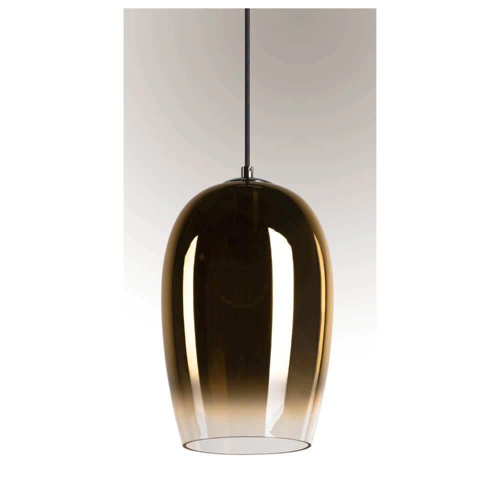Glazen hanglamp Pantilo goud glas - Ø18cm SLV 4024163266376