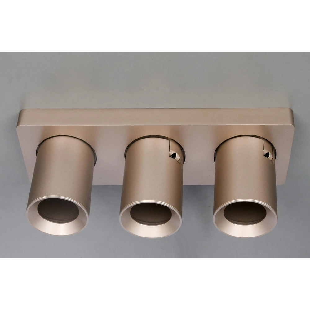 3-lichts opbouwspot Megano champagne Artdelight 8720701103481