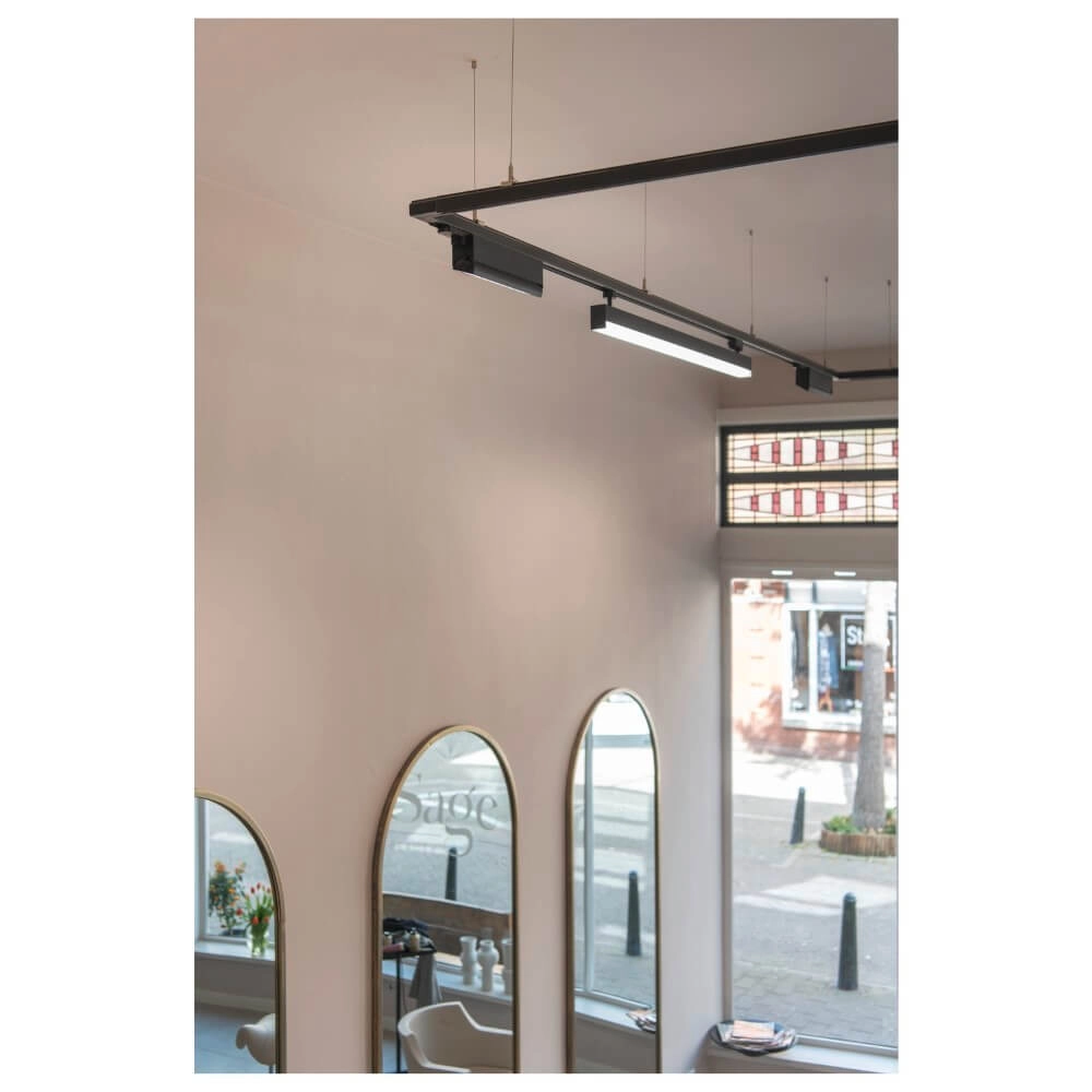 Led railverlichting Sight 3-fase - zwart - 4000K SLV 4024163248389