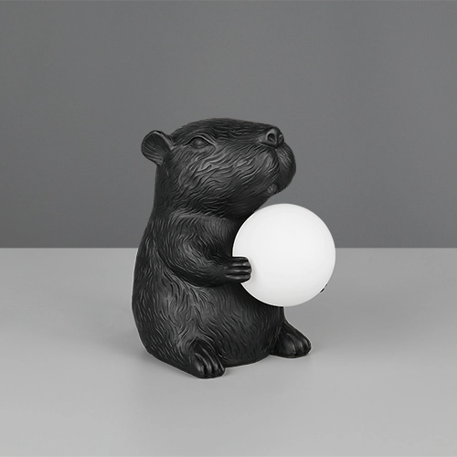 Tafellamp Capi zwart Trio 4017807685947