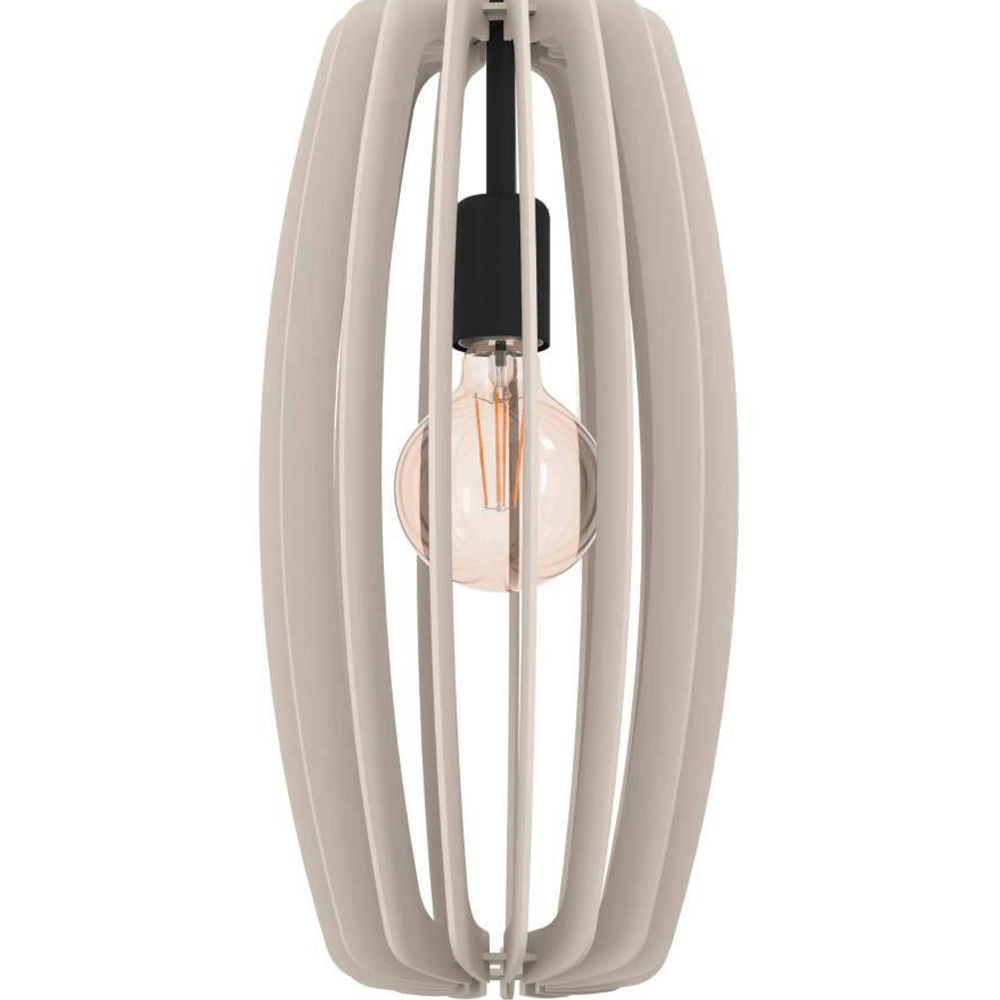 Witte hanglamp Bajazzara Ø 26cm Eglo 9008606244324