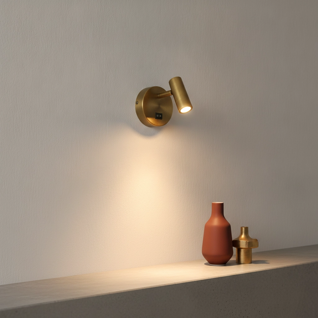 Wandlamp Simply brons