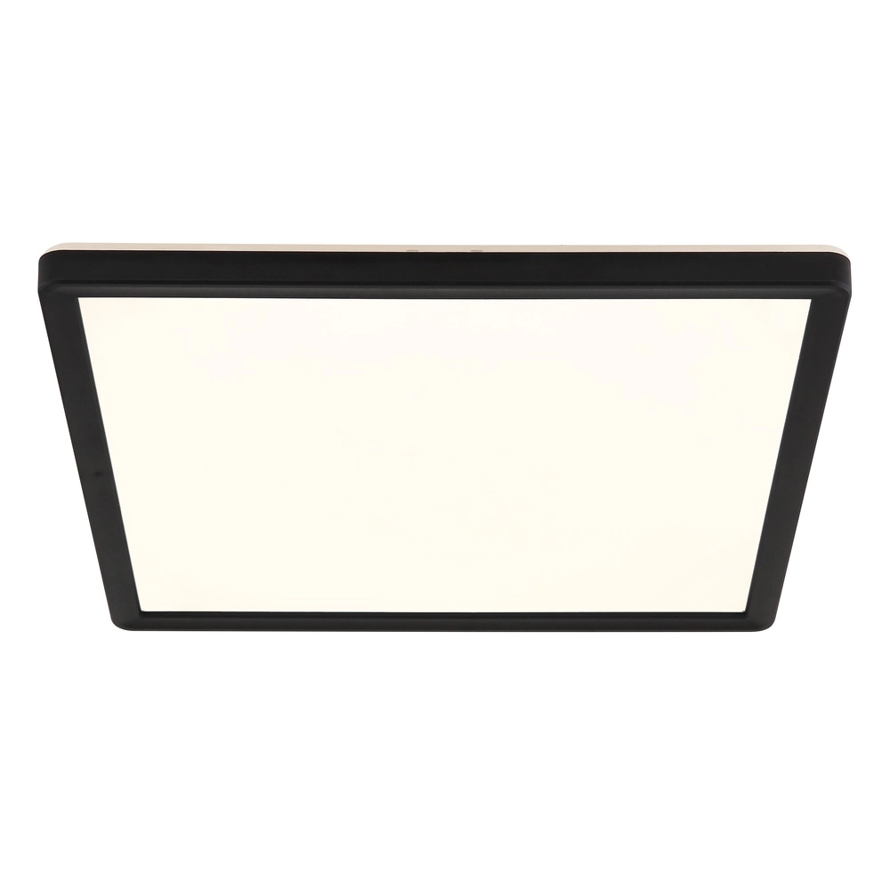 Plafonniere Sapana vierkant 29,4cm zwart Globo 9007371414390