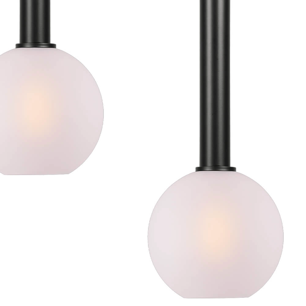 5-lichts hanglamp Bella 2 met wit glas Masterlight 8718121344430