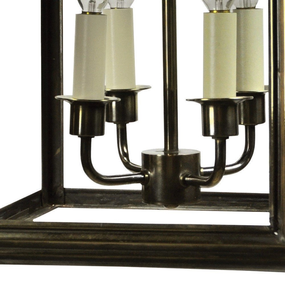 Landelijke hanglamp Hemingway M antiek koper (ANT) Limehouse