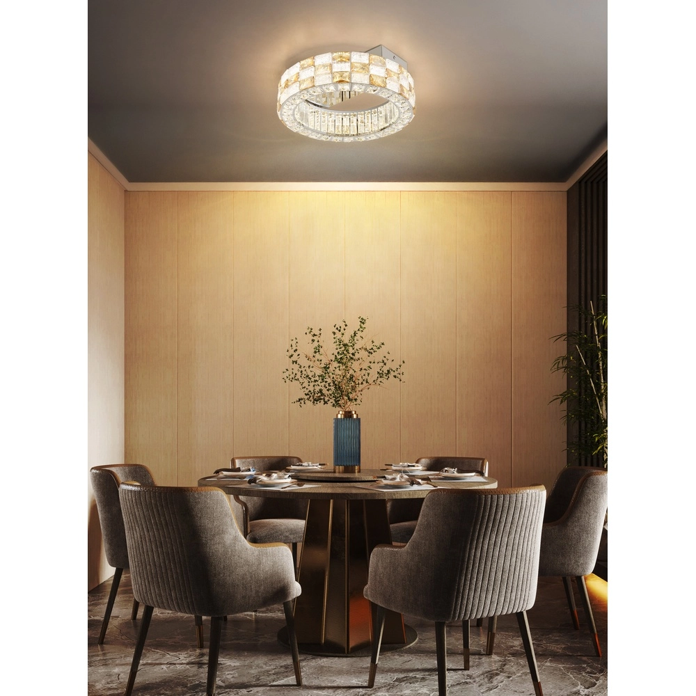 Plafondlamp Lidia Ø 40cm chroom Globo 9007371580095