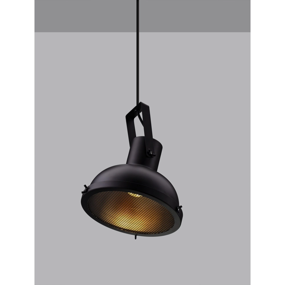 Hanglamp Ruvi 1-lichts zwart Hanglamp Ruvi 1-lichts zwart