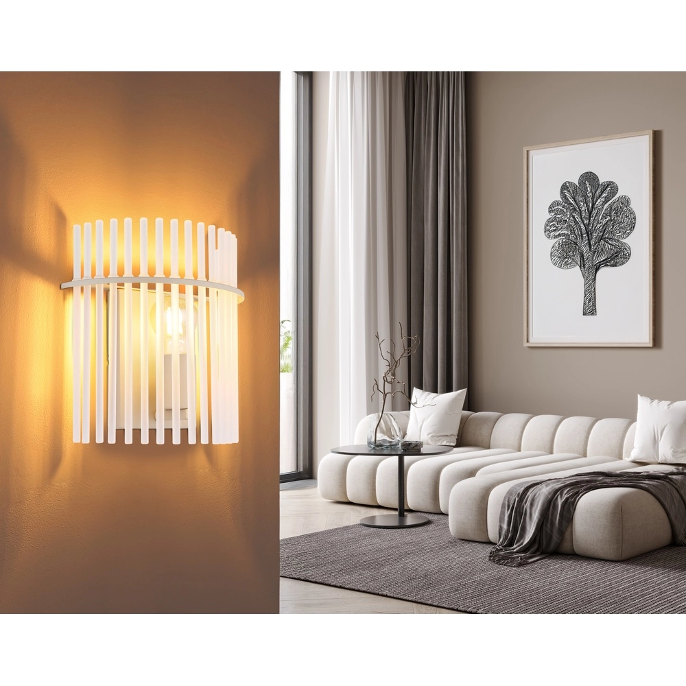 Wandlamp Gorley zand bruin met glas Globo 9007371572700