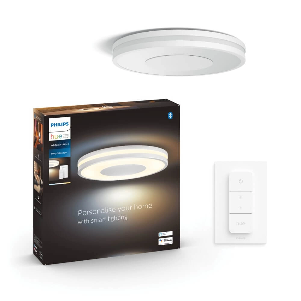 Plafondlamp Hue Being - White Ambiance Ø 34,8cm wit Philips 8719514341159