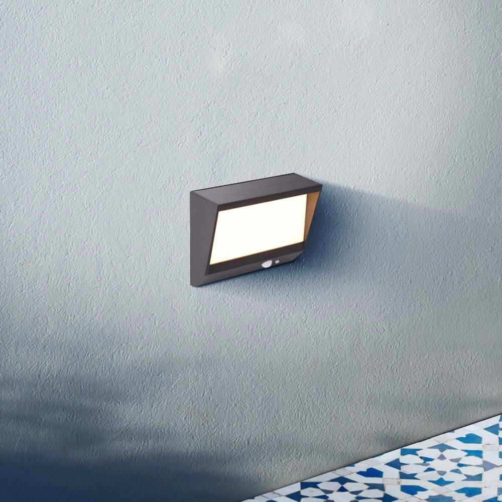 Wandlamp Solar zwart design Searchlight 5053423241555