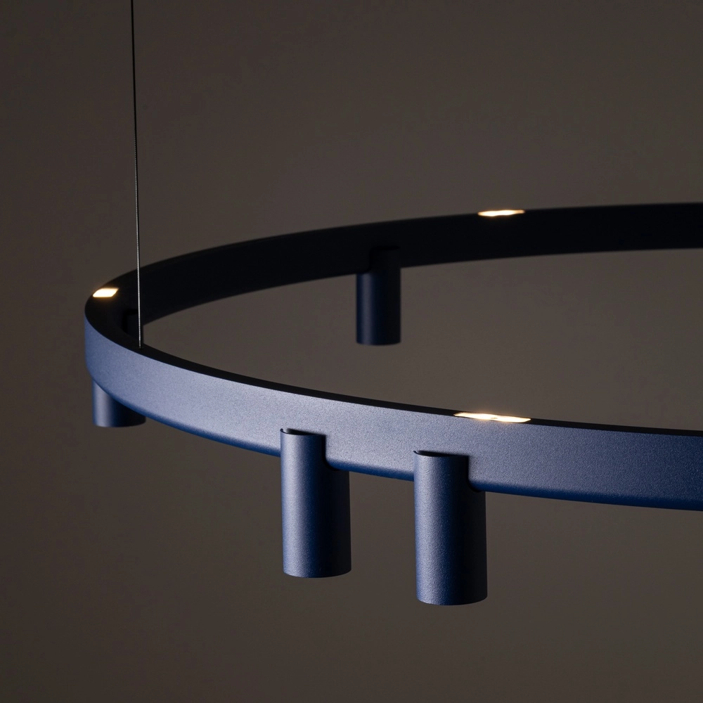 Design hanglamp Fourty marine blauw Ø 116cm Lyora 5903139122863