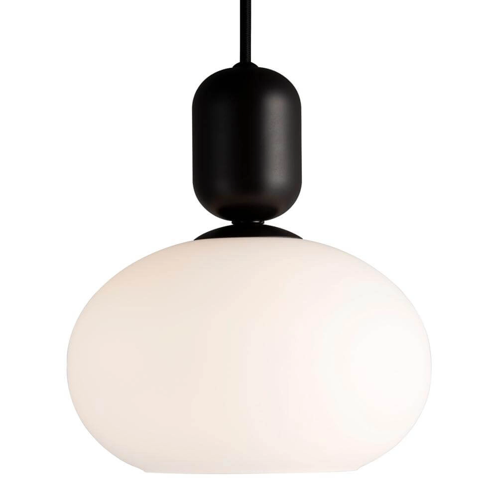 Hanglamp Notti zwart met wit Nordlux 5704924001789