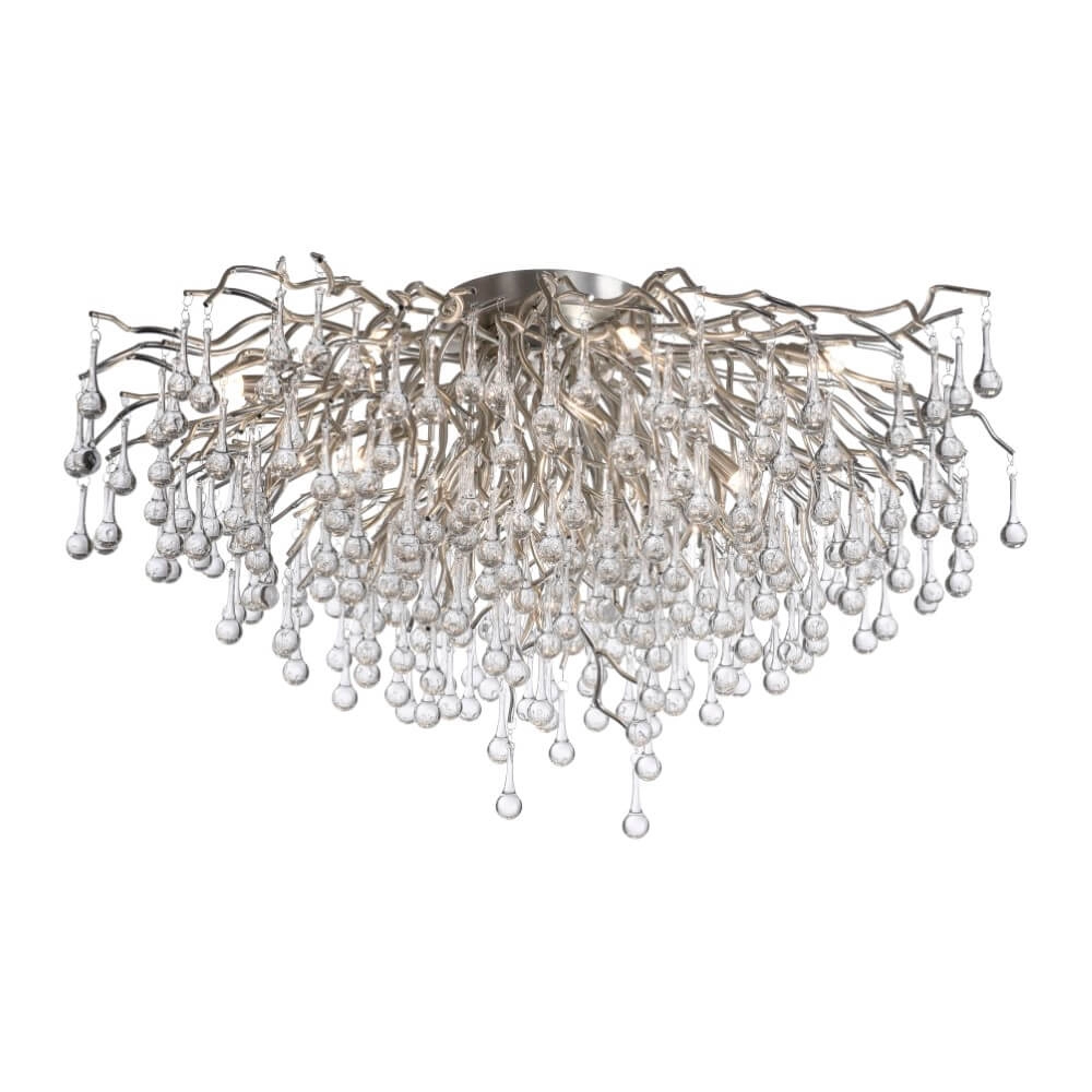 Kroonluchter Icicle metaal 100cm Paul Neuhaus 4012248352113