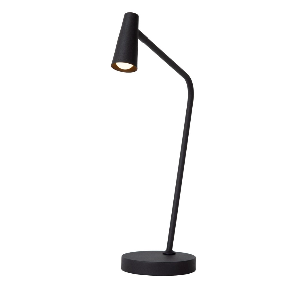 Oplaadbare tafellamp Stirling zwart Lucide 5411212361240
