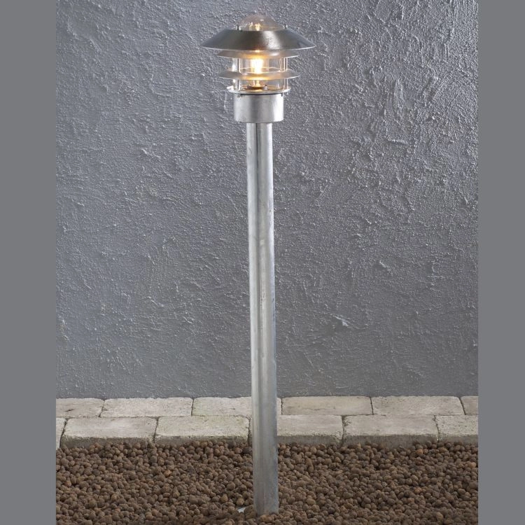 Staande tuinlamp Modena 98cm zinkgrijs KonstSmide 7318307311327