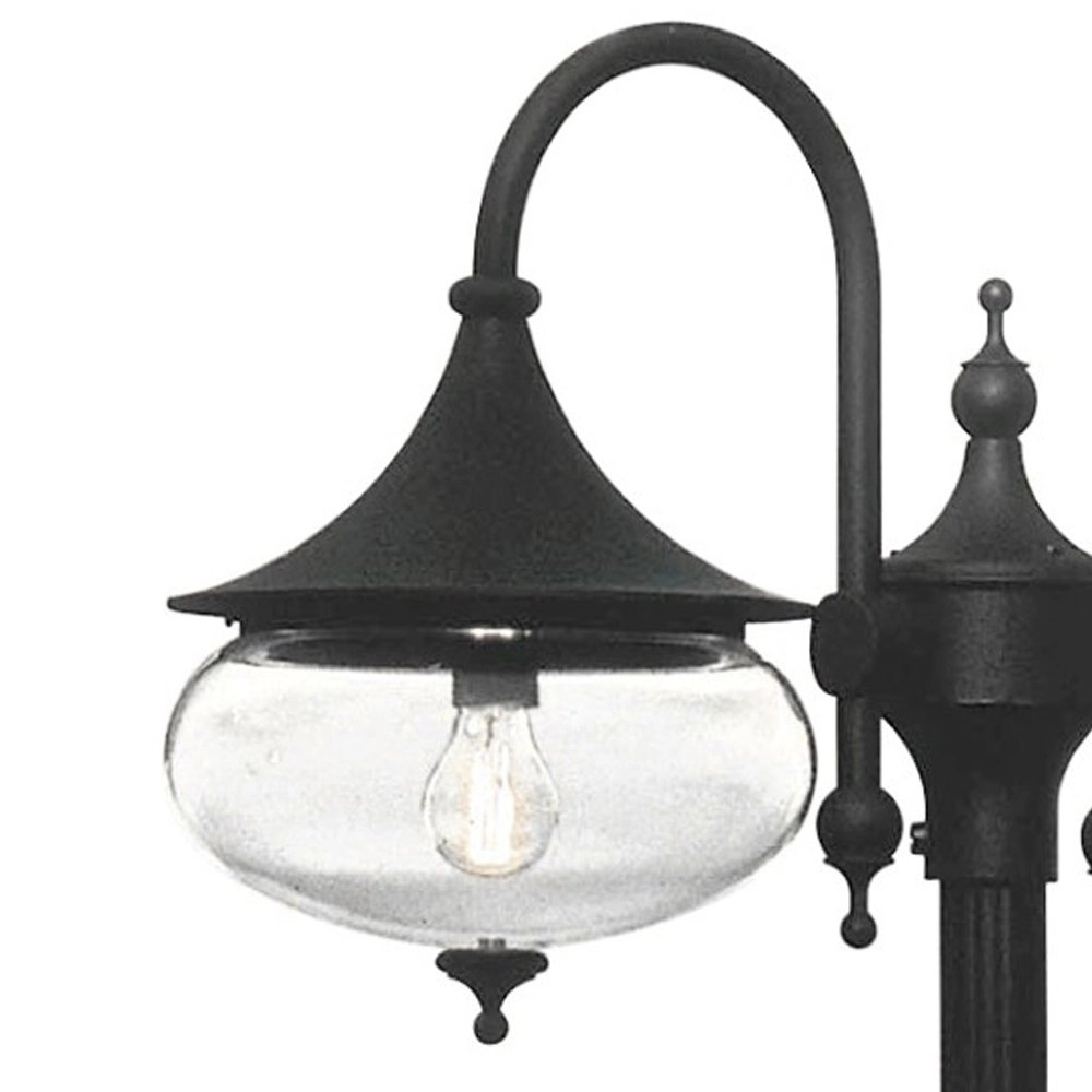 Klassieke lantaarnkap Libra 2-lichts zwart KonstSmide 7318306207508