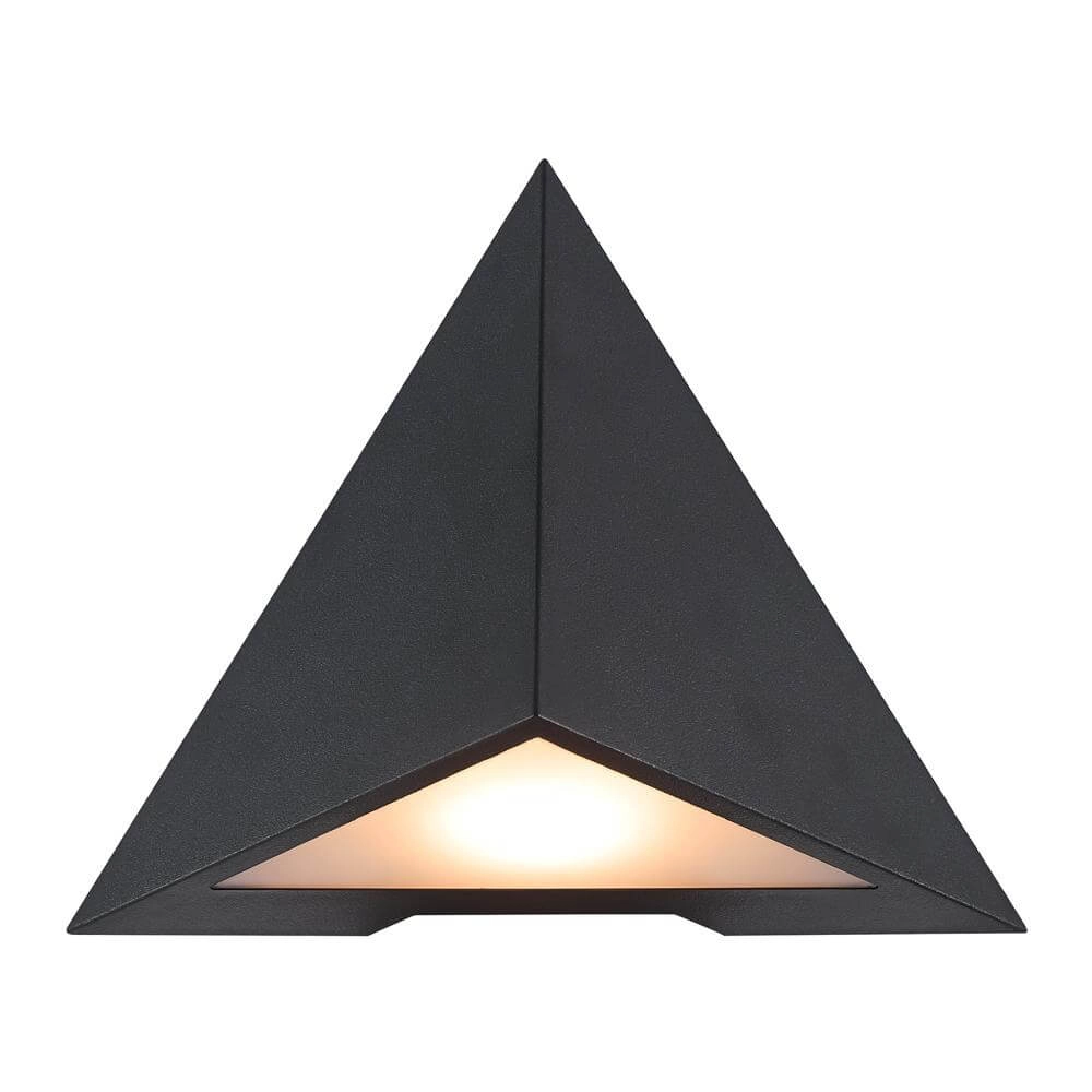 Driehoekige wandlamp Konit zwart Nordlux 5704924014819
